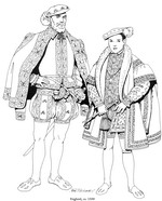 coloring page Clothing of the Renaissance
